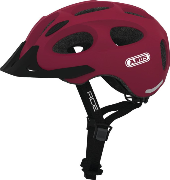 ABUS Fahrradhelm Youn-I ACE Urban 72616P Cherry Red