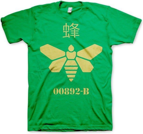 Breaking Bad Methlamine Barrel Bee T-Shirt Green