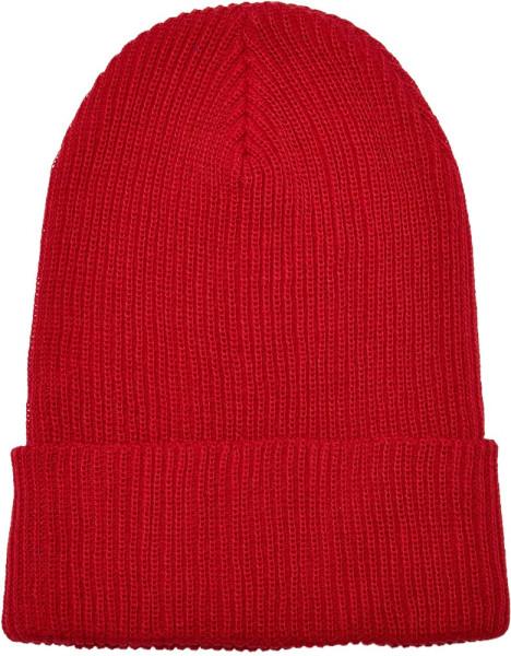 Flexfit Mütze Recycled Yarn Ribbed Knit Beanie Red
