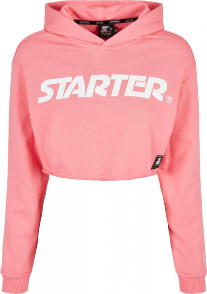 Starter Black Label Damen Ladies Cropped Hoody Pinkgrapefruit