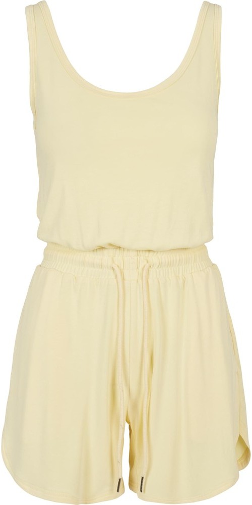 Urban Classics Damen Ladies Short Sleeveless Modal Jumpsuit Softyellow - Damen