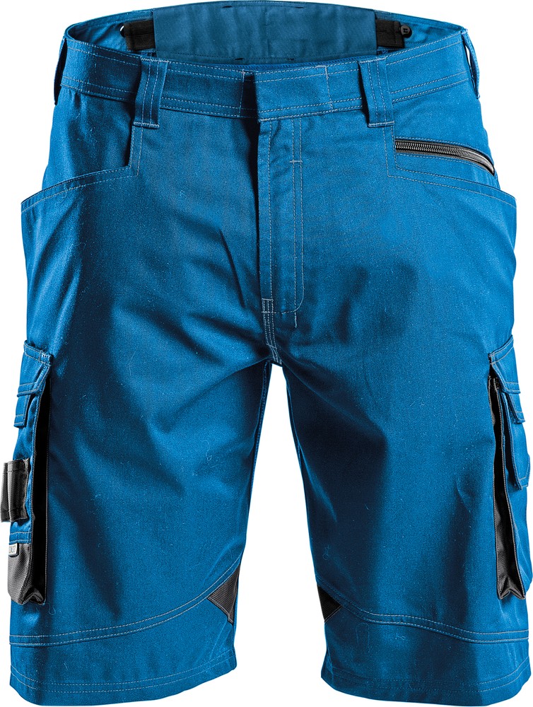 Dassy Arbeitsshorts Cosmic PESCO63 Azurblau/Anthrazitgrau - Herren / Unisex
