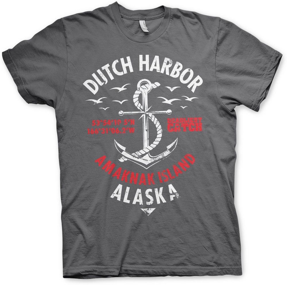 Deadliest Catch Dutch Harbor T-Shirt DC-1-DCTH001-H88-5 - Herren / Unisex