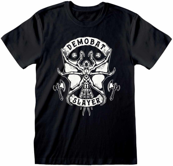 Stranger Things 4 - Demobat Slayer (Unisex) T-Shirt Black