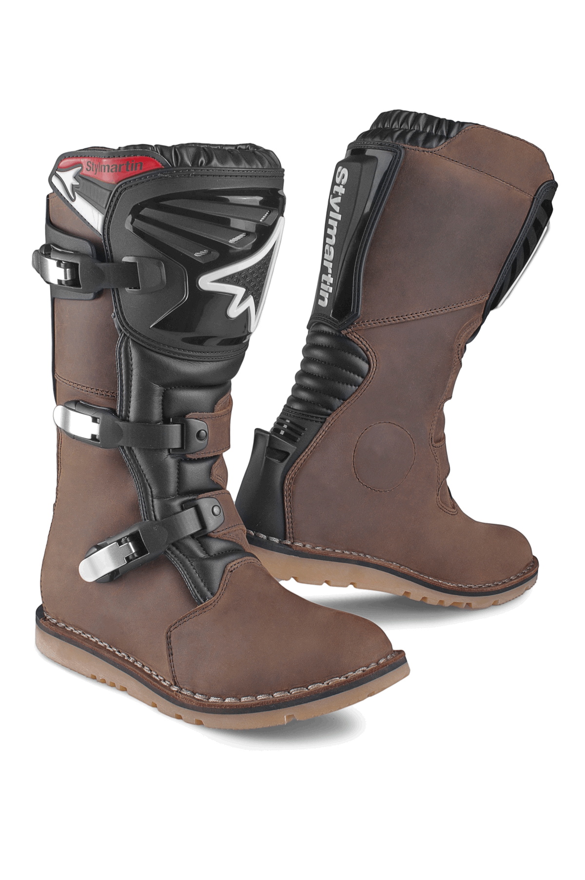 Stylmartin Motorrad Schuhe Impact Rs Stiefel Braun - Herren / Unisex