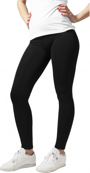 Urban Classics Women Leggings Ladies PA Leggings Black