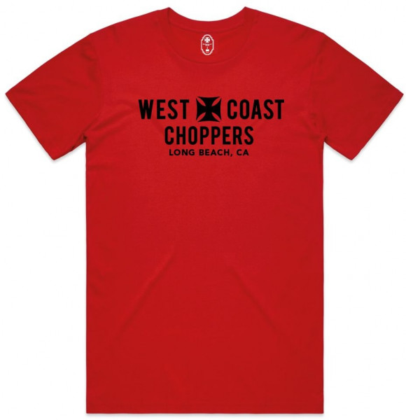 WCC West Coast Choppers T-Shirt Eagle Tee - Red