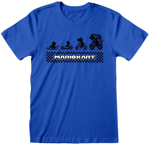 Nintendo Super Mario Kart - Silhouette T-Shirt Navy