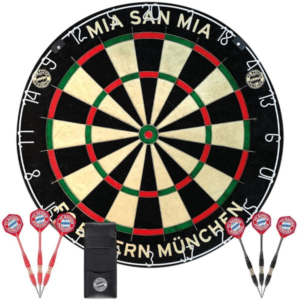 FC Bayern München Dart-Set Scheibe und Pfeile 23419