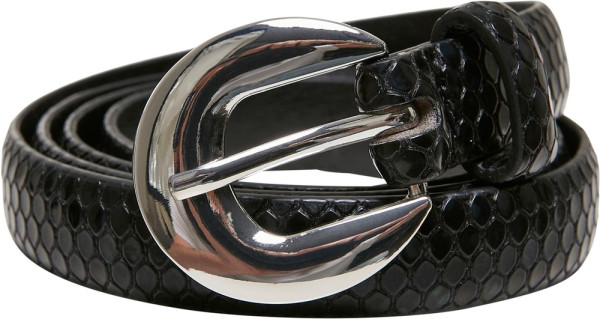 Urban Classics Gürtel Snake Synthetic Leather Ladies Belt Black