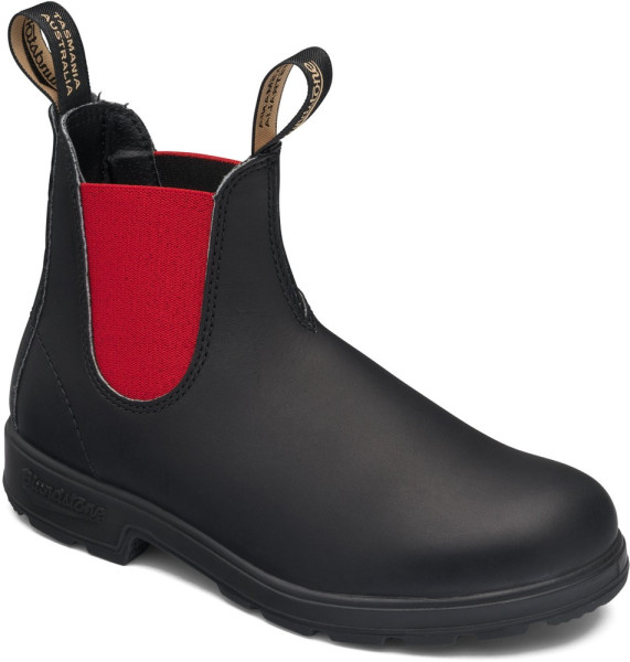 Blundstone Stiefel Boots #508 Voltan Leather Elastic (550 Series) Voltan Black/Red