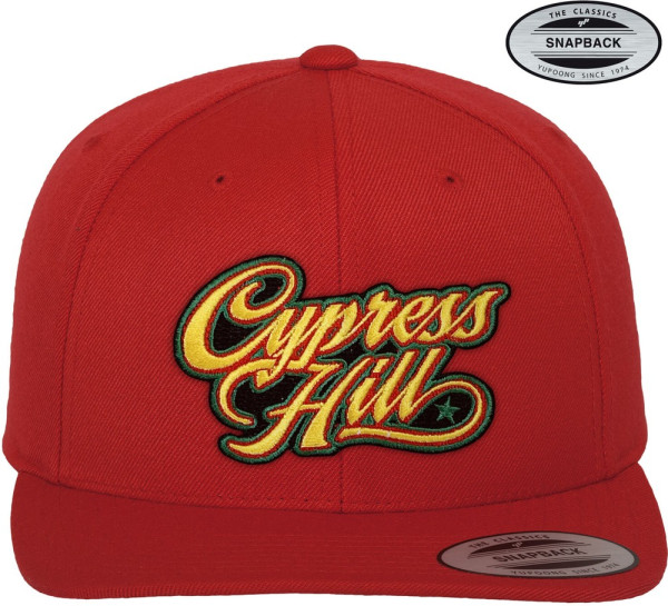 Cypress Hill Premium Snapback Cap Red