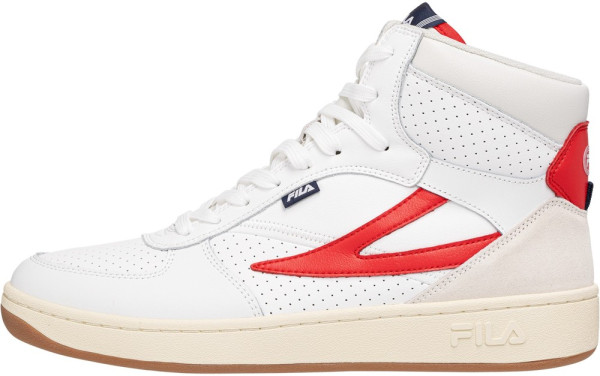 Fila Damen Basketball Sneaker Fila Sevaro Mid Women White-Fila Red