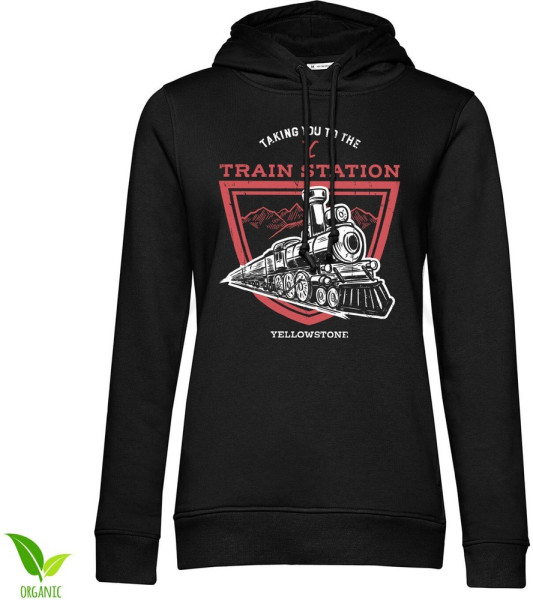 Yellowstone Taking You To The Train Station Girls Damen Hoodie Black