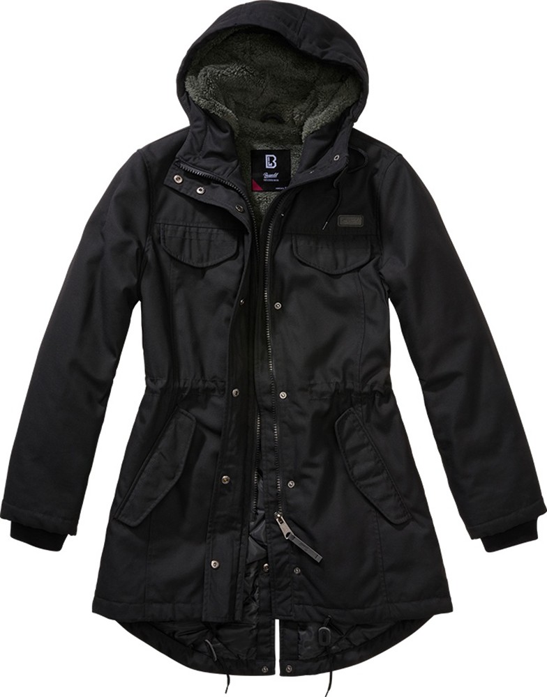 Brandit Women Jacke Ladies Marsh Lake Parka Schwarz - Herren / Unisex