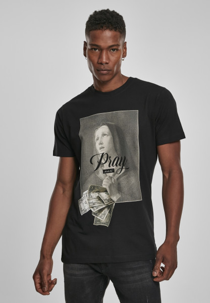 Mister Tee T-Shirt Mister Tee Pray Dollar Tee Black