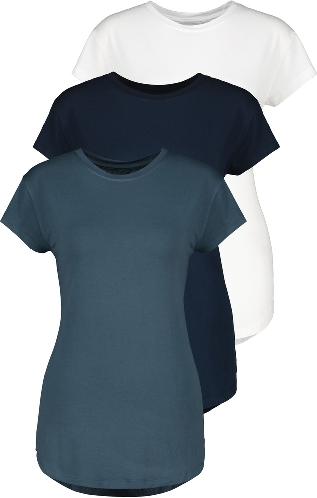 Alife & Kickin Damen T-Shirt AriAK Triplepack 51086-9999 - Damen