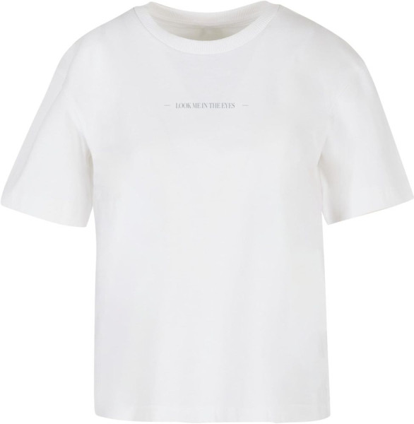 Miss Tee Damen T-Shirt Look Me In The Eyes Tee MST092