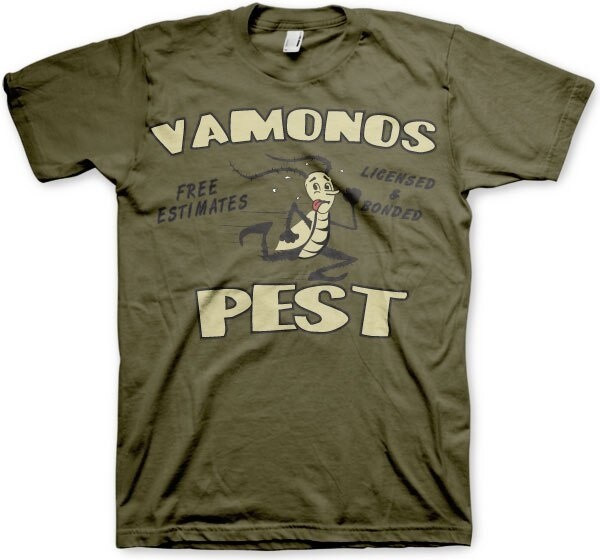 Breaking Bad Vamanos Pest T-Shirt Olive