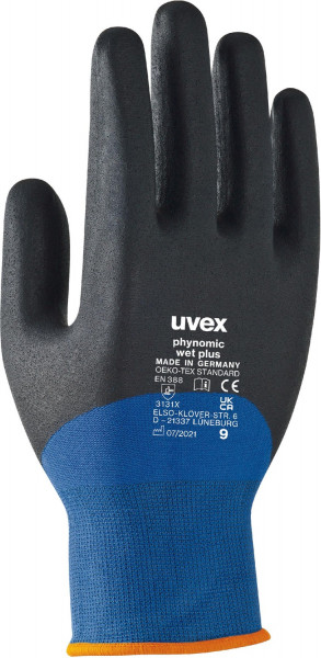 Uvex Schutzhandschuhe Phynomic Wet Plus 60061 (60061) 10 Paar