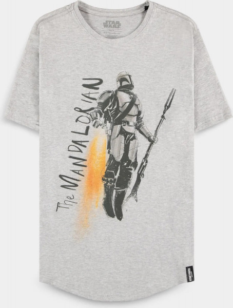 The Mandalorian - Men's Short Sleeved T-shirt Grey