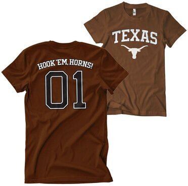 University of Texas Texas Longhorns 01 T-Shirt Brown