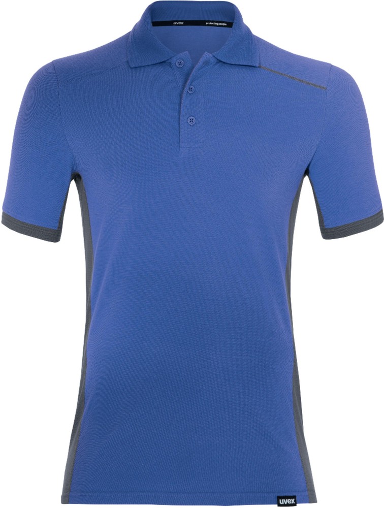 Uvex Poloshirt SuXXeed Industry Blau, Ultramarin - Herren / Unisex
