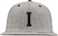 MSTRDS Cap I Letter Snapback Heather Grey