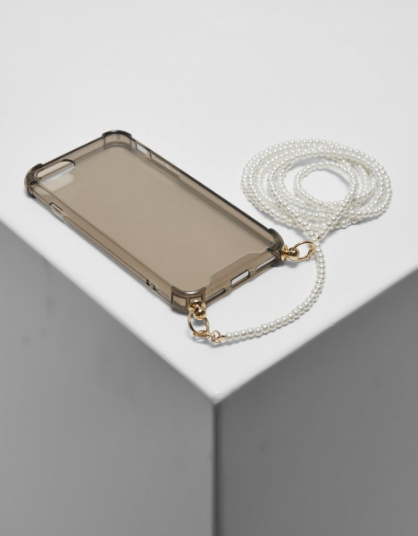 Urban Classics Phonecase with Pearl Necklace iPhone 6/7/8 Black