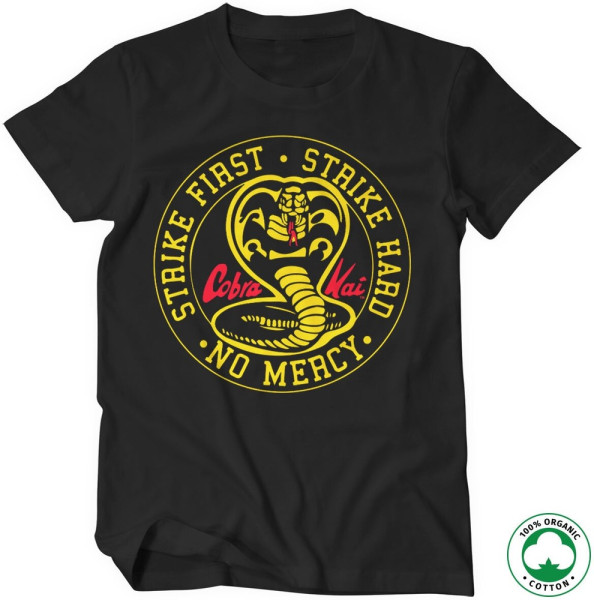 Cobra Kai Round Patch Organic T-Shirt Black