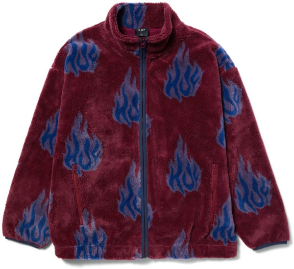 HUF Flamin Zip Sherpa Fleecejacke FL00210