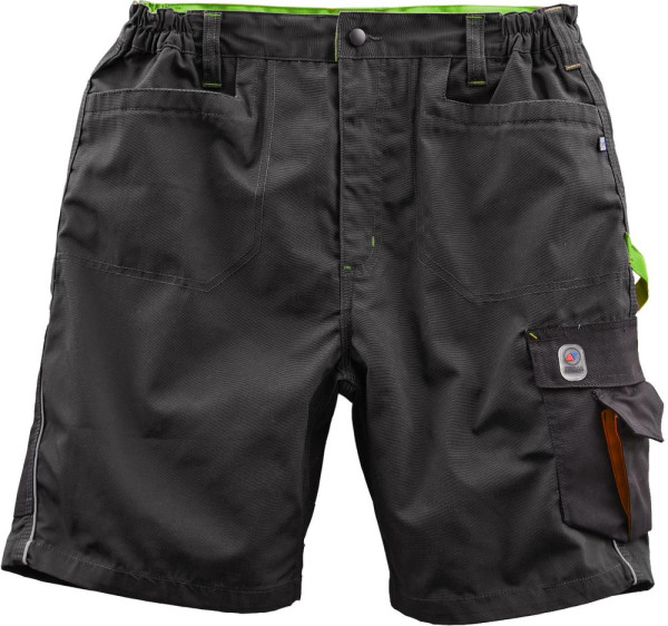 Terrax Workwear Short Schwarz/Limette