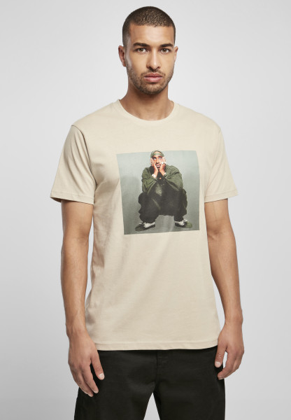 Mister Tee T-Shirt Tupac Sitting Pose Tee sand
