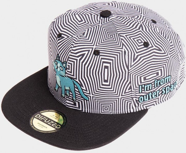 Rick & Morty - Cat Outer Space Snapback Multicolor