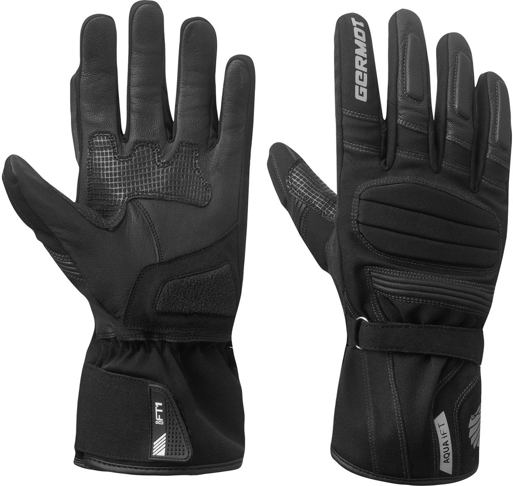 Germot Sommer Motorrad Handschuh Toledo Schwarz - Herren / Unisex