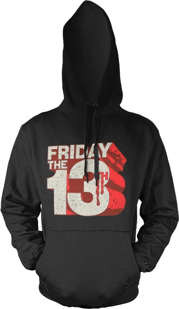 Friday the 13th Block Logo Big Tall Hoodie WB-3-F13TH002-H63-15 - Herren / Unisex
