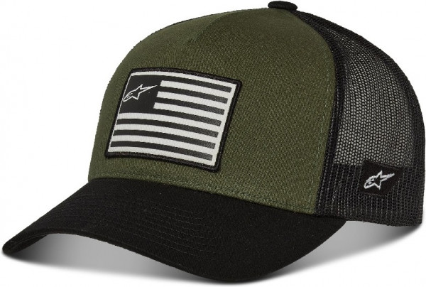 Alpinestars Herren Cap Flag Snapback Hat Military/Blk