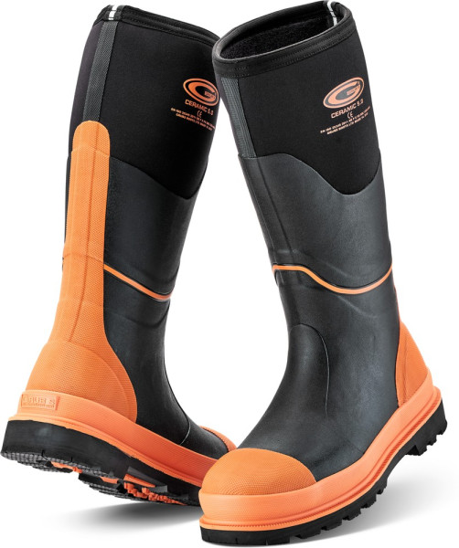 Grubs Sicherheitsschuhe Ceramic Safety Wellies Orange