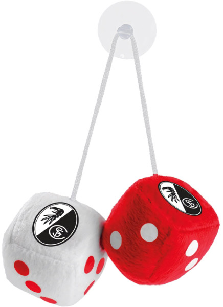 SC Freiburg Autospiegelwürfel Fussball Rot