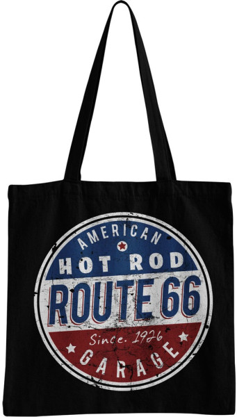 Route 66 - Hot Rod Garage Tote Bag Accessoires Black