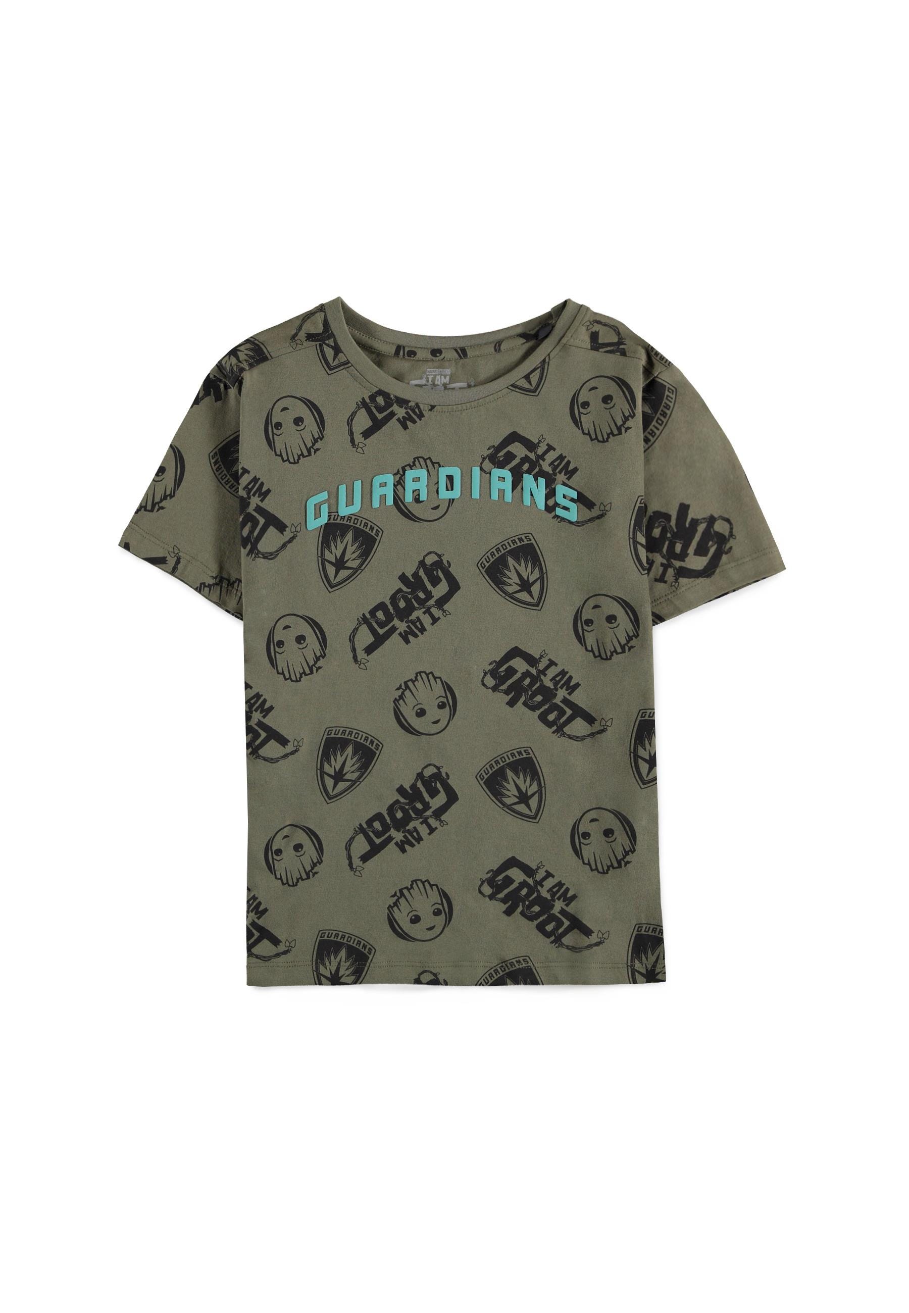 Marvel - I Am Groot - Boys Short Sleeved Regular Fit T-Shirt Grün - Herren / Unisex