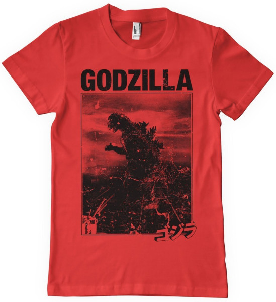 Godzilla Vintage T-Shirt Red