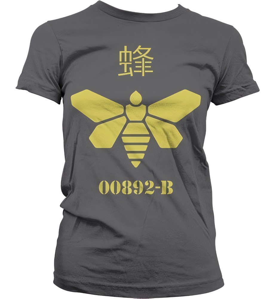 Breaking Bad Methlamine Barrel Bee Girly T-Shirt Damen Dark-Grau - Damen