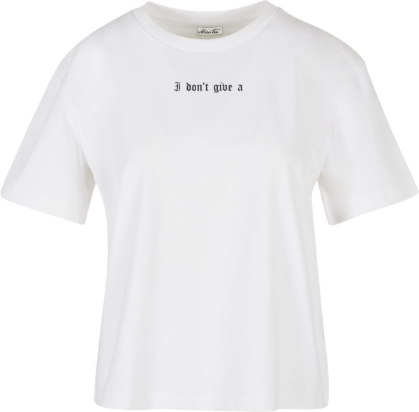 Miss Tee Damen T-Shirt I Don't Give A Tee