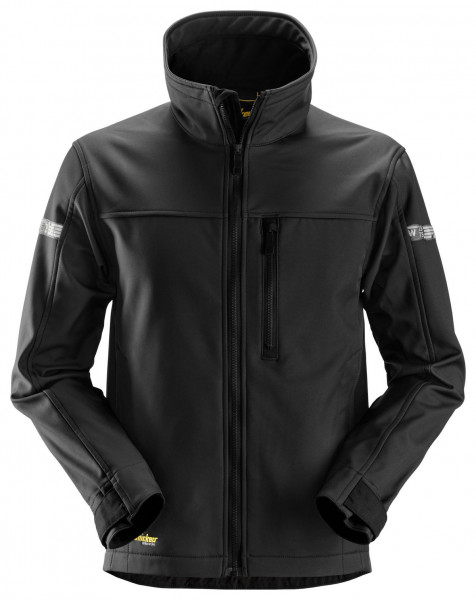 Snickers AllroundWork Softshell Arbeitsjacke Schwarz