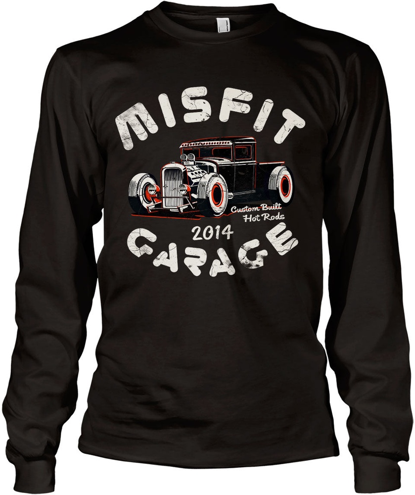 Misfit Garage Power Pick Long Sleeve Tee DC-19-MG004-H85-7 - Herren / Unisex