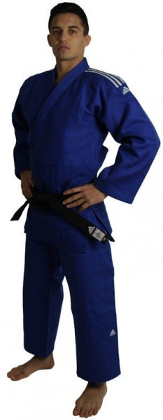 adidas Judoanzug Champion II IJF Approved Blau