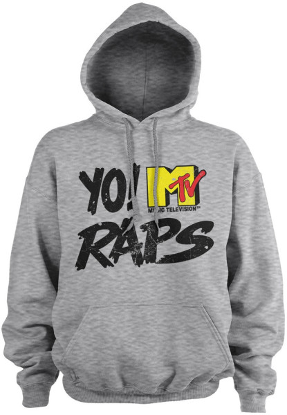 Yo! MTV Raps Hoodie Distressed Logo Hoodie MTV-3-YMR002-H80-4