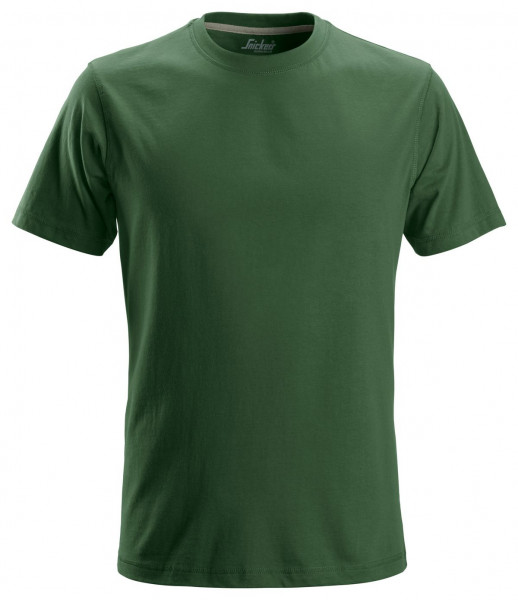 Snickers Klassisches Baumwoll T-Shirt Waldgrün