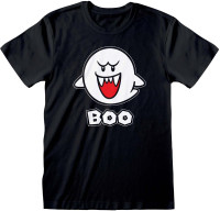 Nintendo Super Mario - Boo T-Shirt Black Nintendo Super Mario - Boo T-Shirt Black